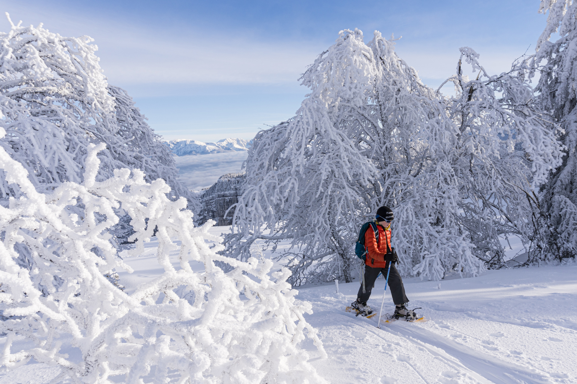Sneeuwschoenwandelen in de Isère