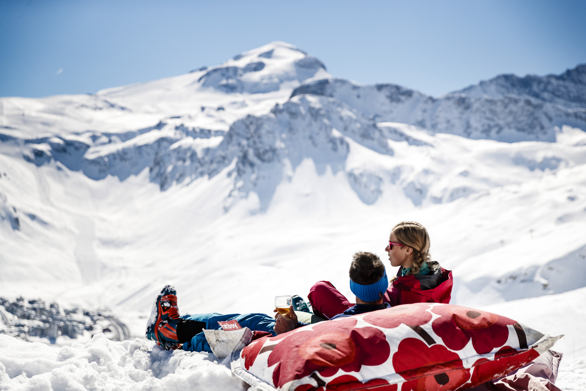 Relaxen op de piste