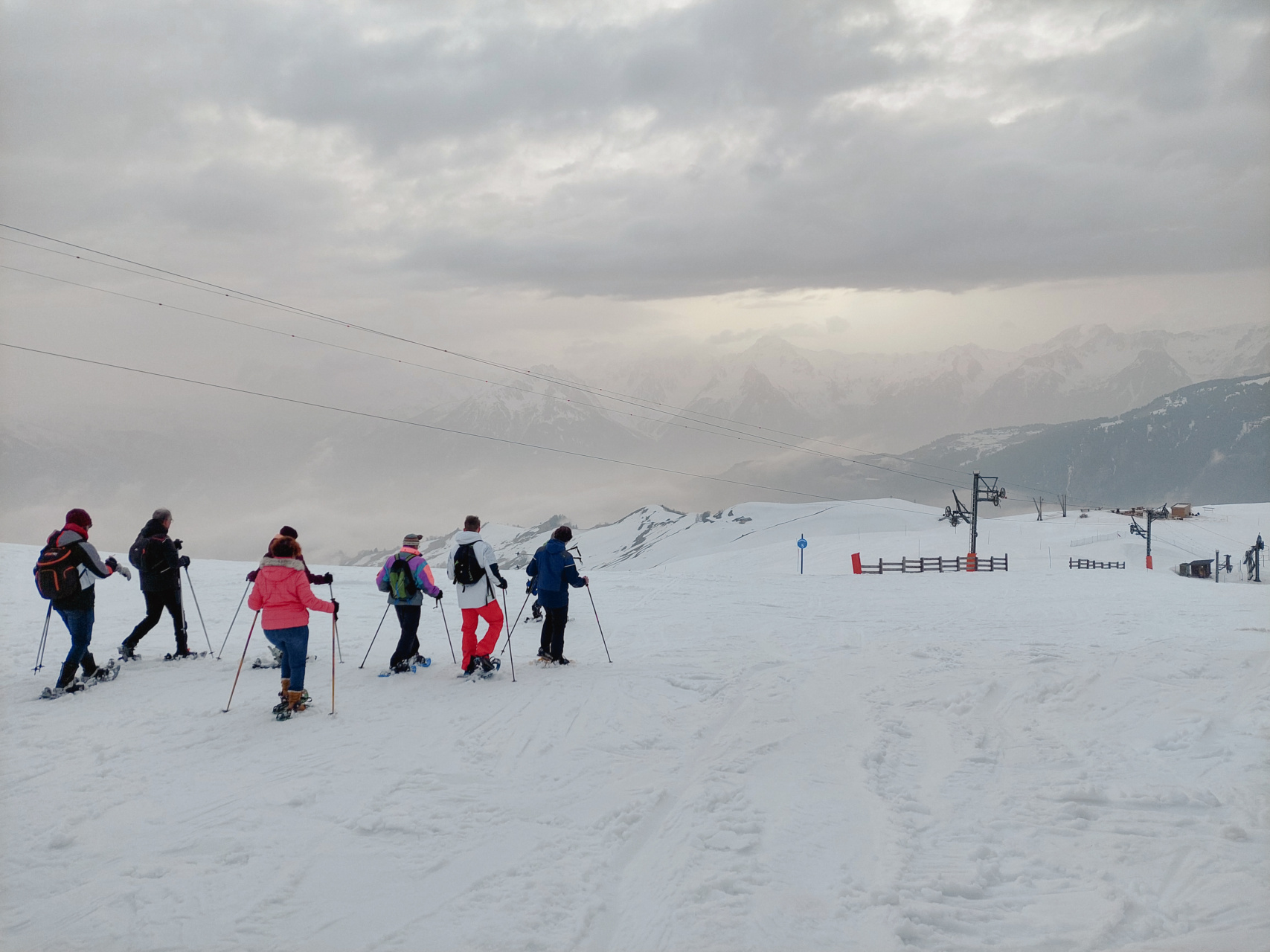 sneeuw en mensen